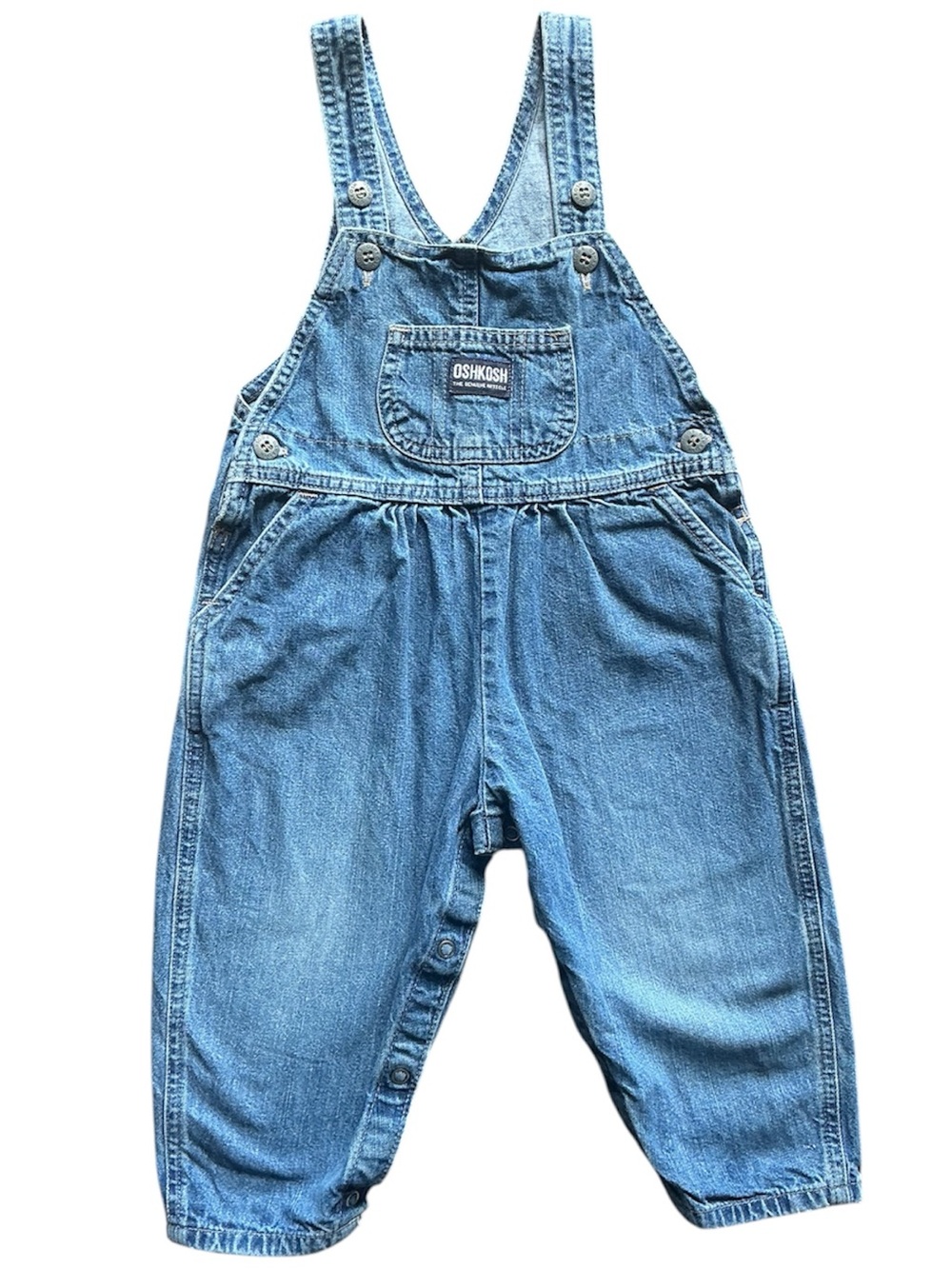 90’s OshKosh B'gosh Denim Light Blue Kids Overalls